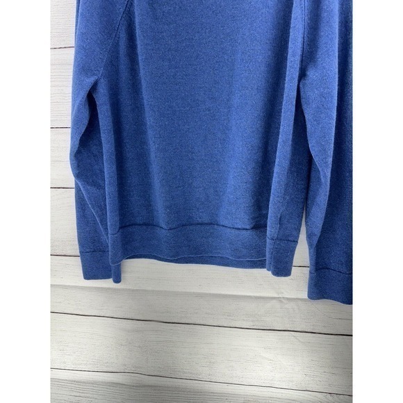 Banana‎ Republic Sweater Blue X-Large Italian Merino Yarn By Baruffa Soft Touch - Picture 6 of 9